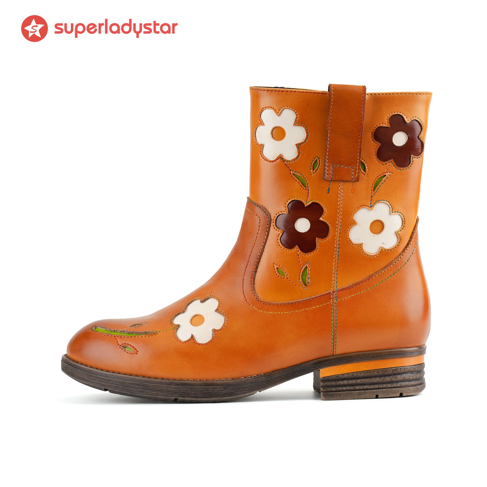 Bottes de cheville de marguerite ensoleillée