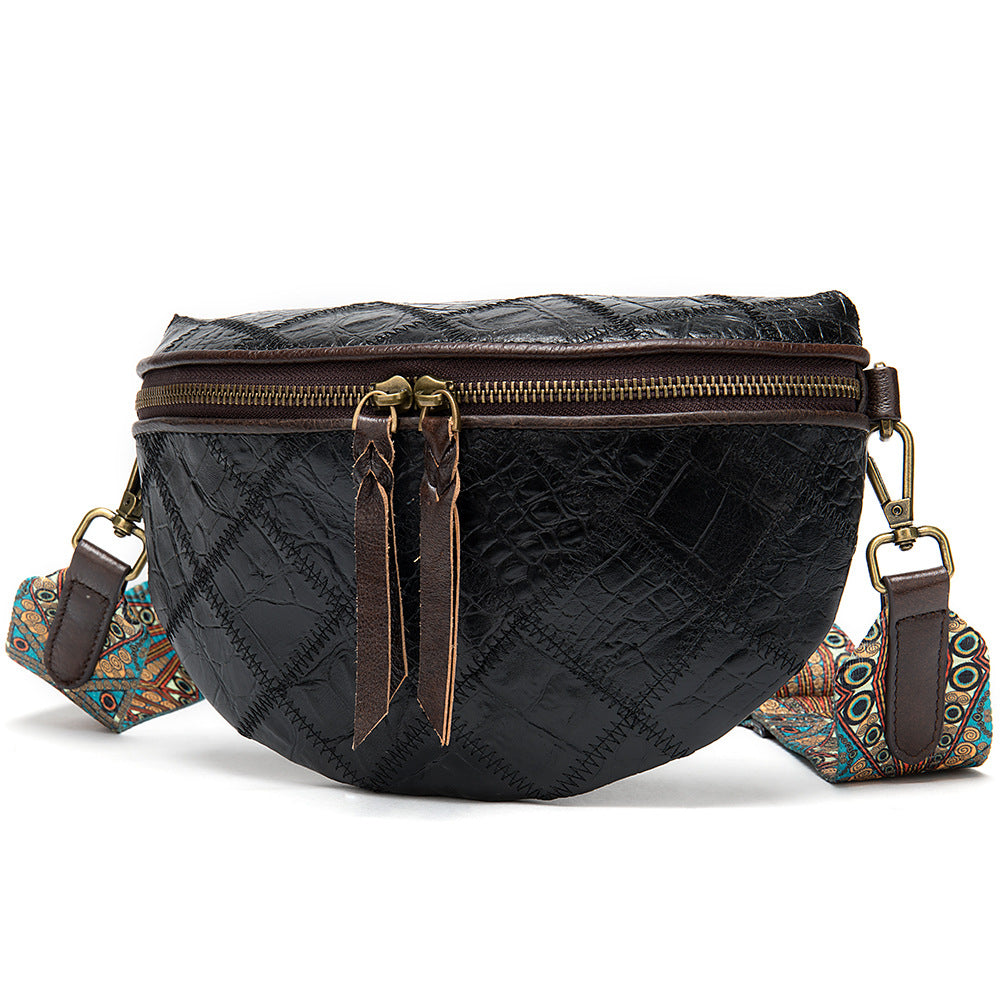 Sac de coquille de couleur élégante vintage Elegant Crossbody
