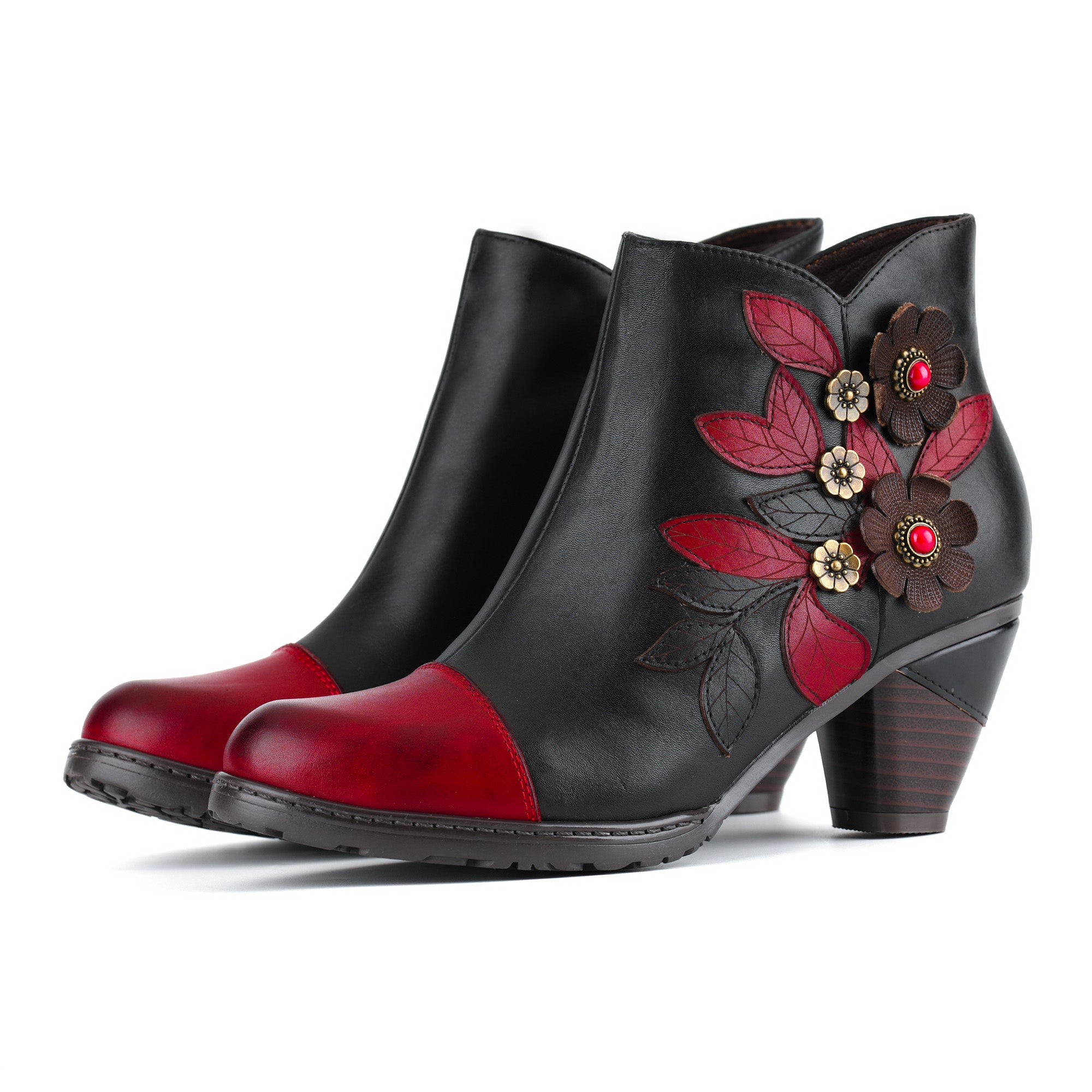 Retro Boho Floral Charme Botas