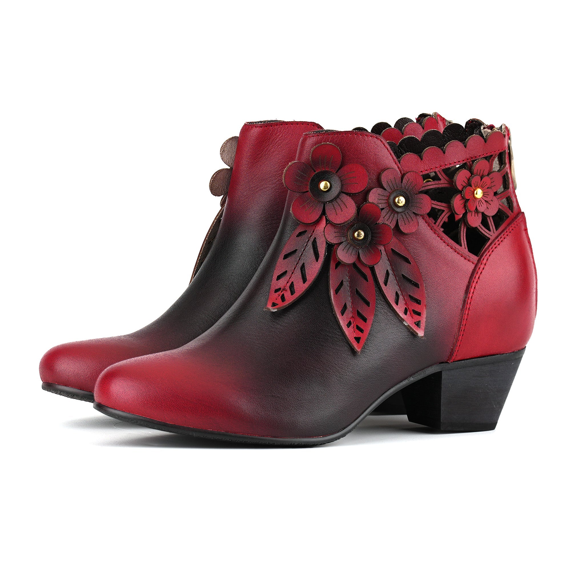 Botines florales Blooming Elegance