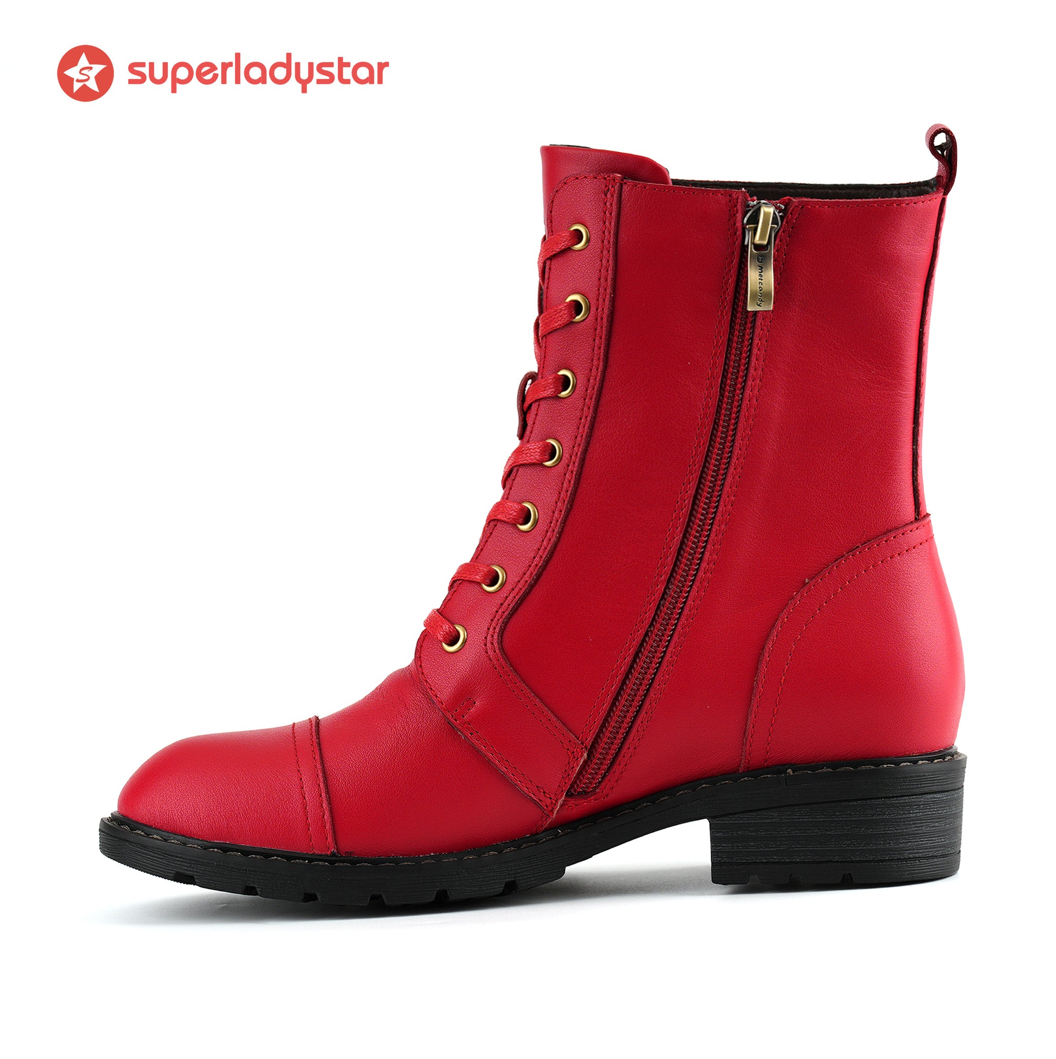 Botas rasas com cadarço floral Timeless Grace