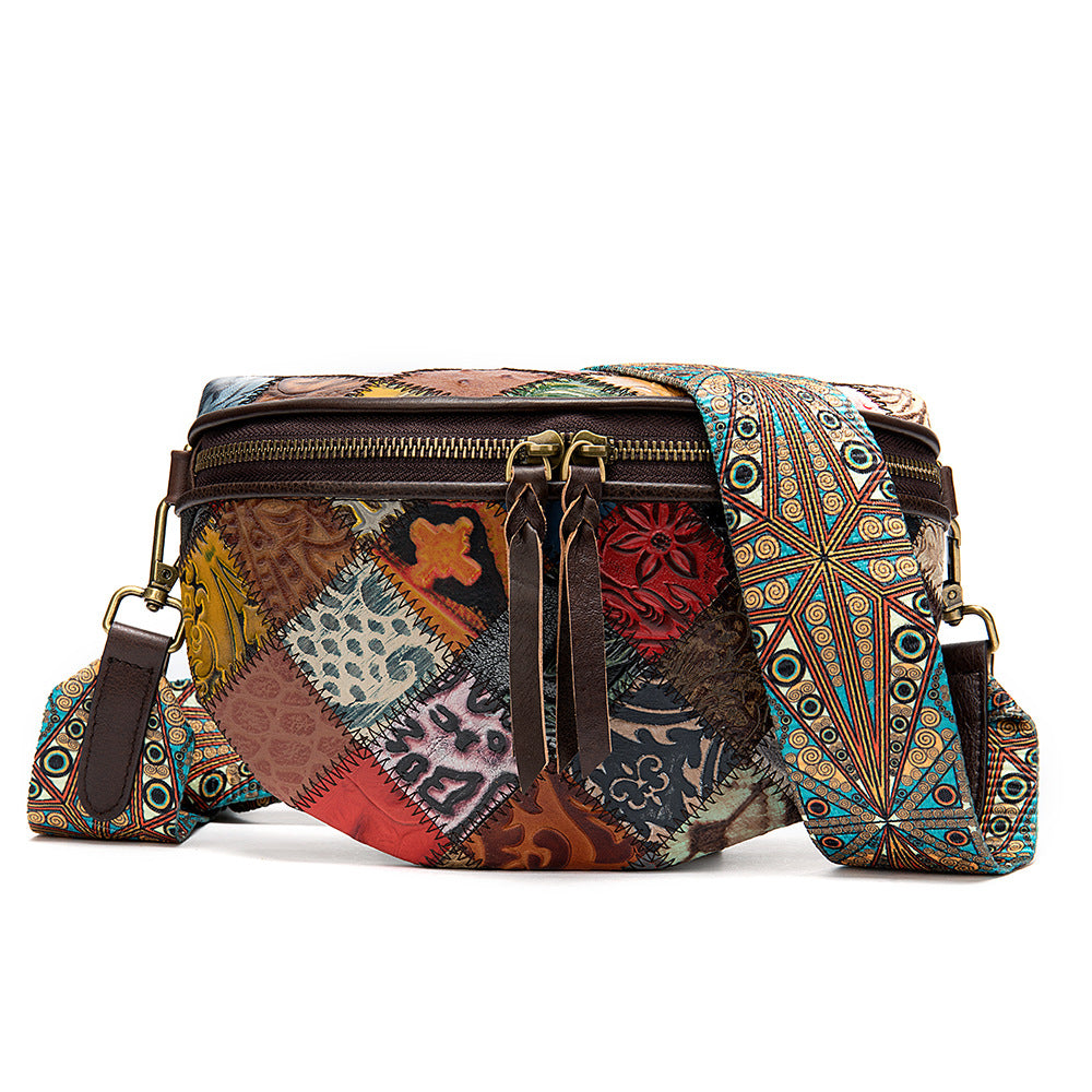 Sac de coquille de couleur élégante vintage Elegant Crossbody