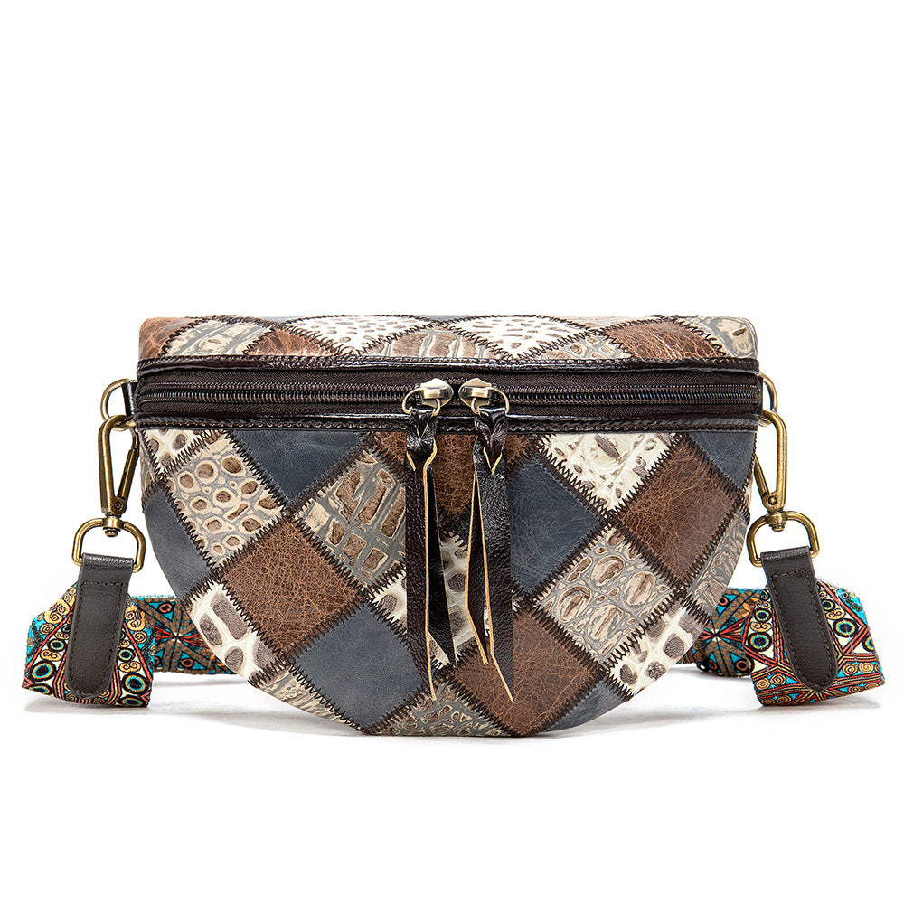 Sac de coquille de couleur élégante vintage Elegant Crossbody