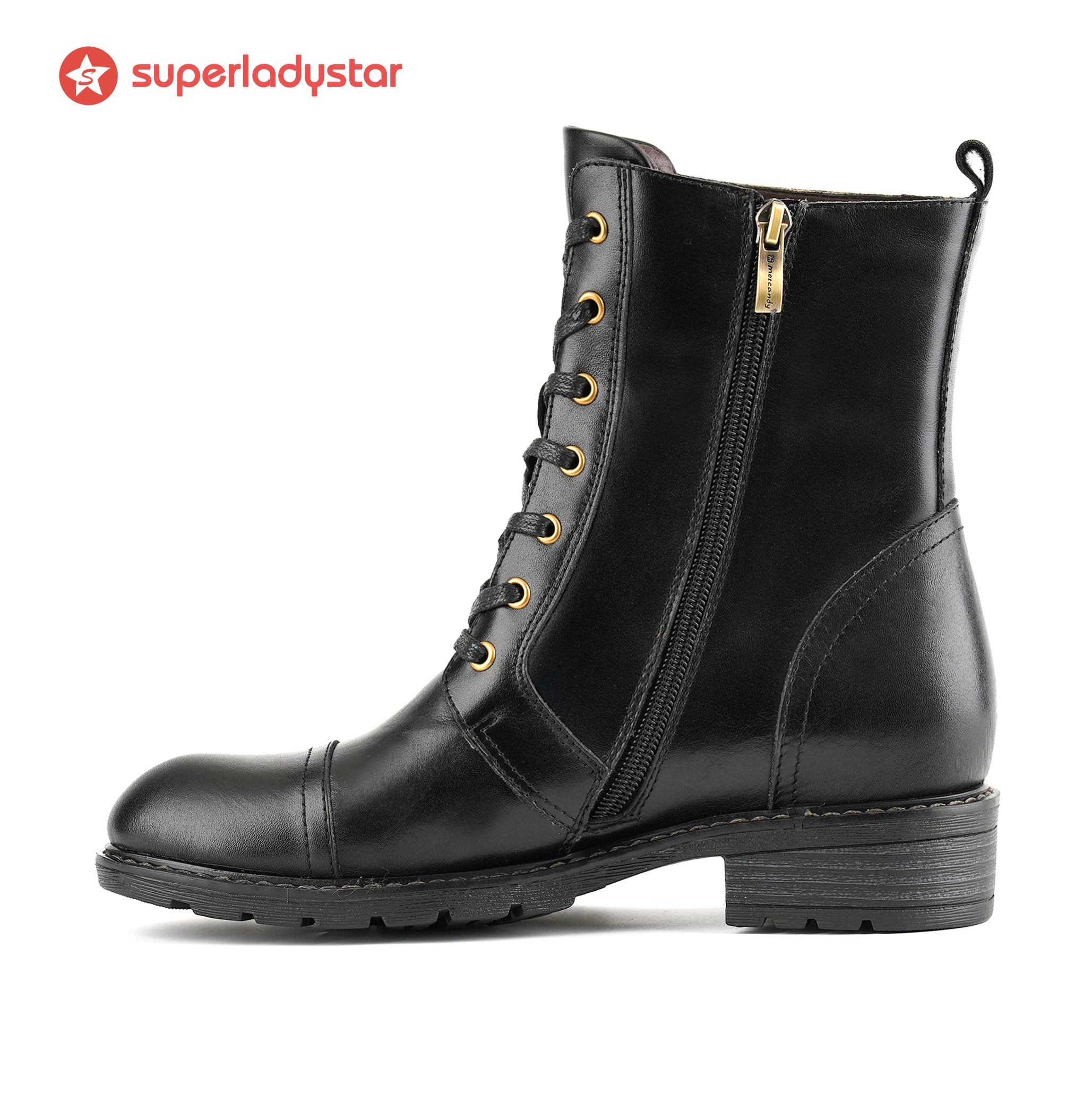 Timeless Grace Floral Lace-Up Flat Ankle Boots