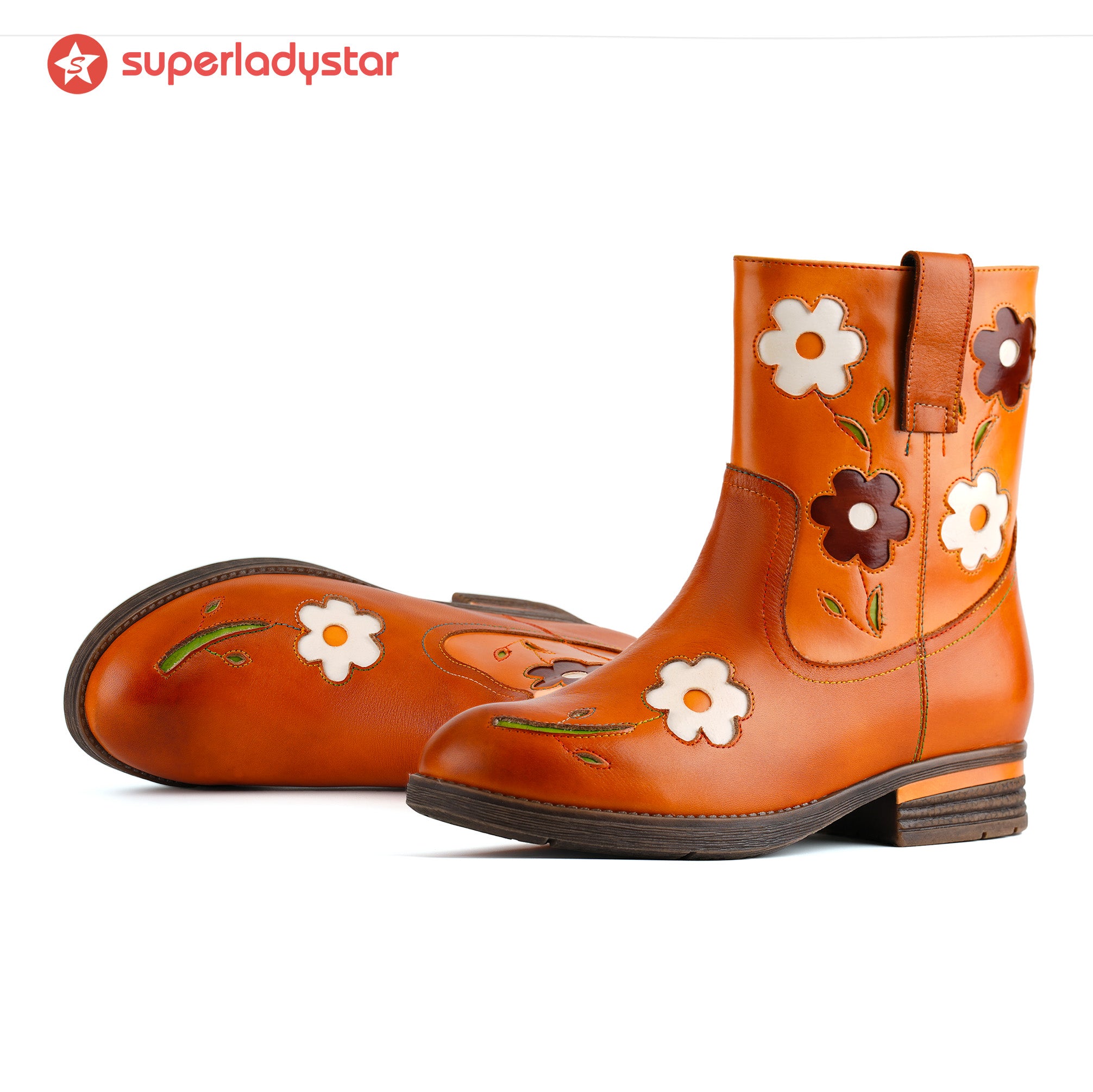 Sunny Daisy Ankle Boots