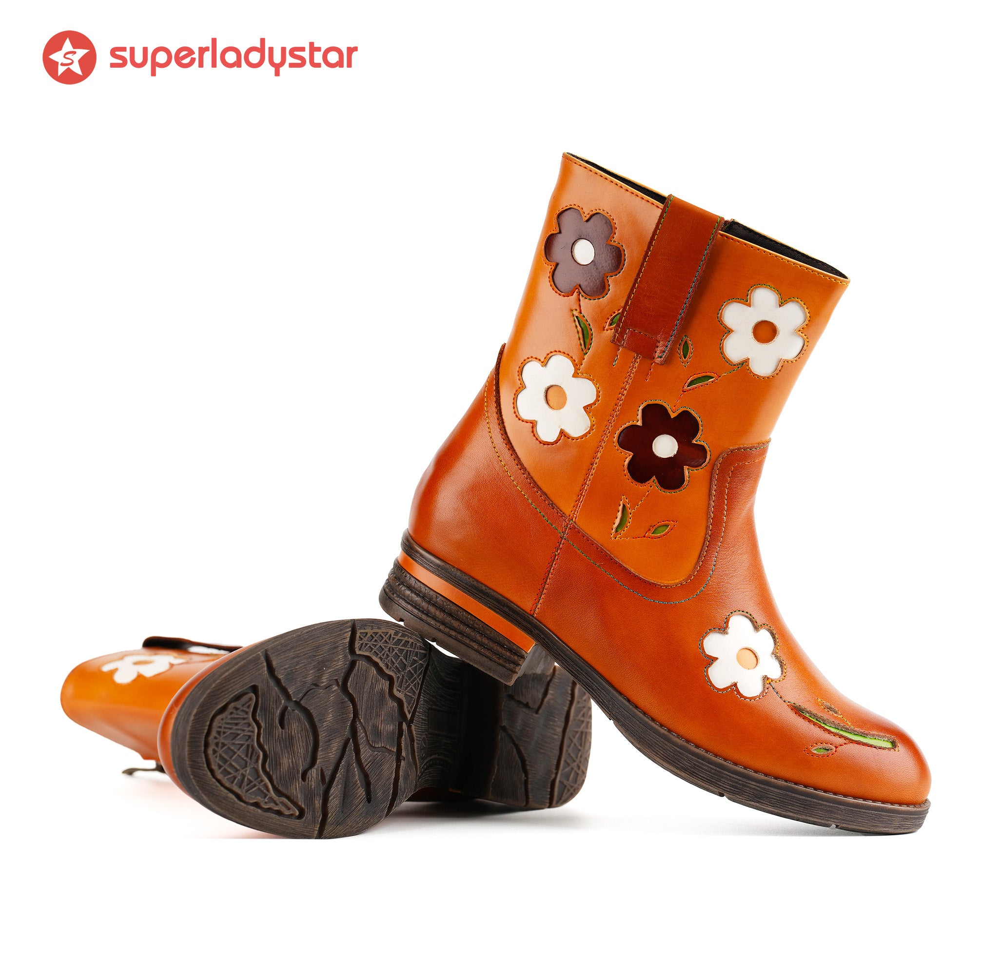 Sunny Daisy Ankle Boots