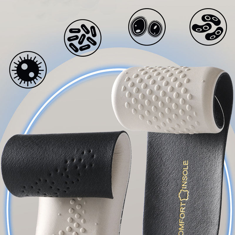 Genuine Leather Breathable Comfort Shoe Insoles