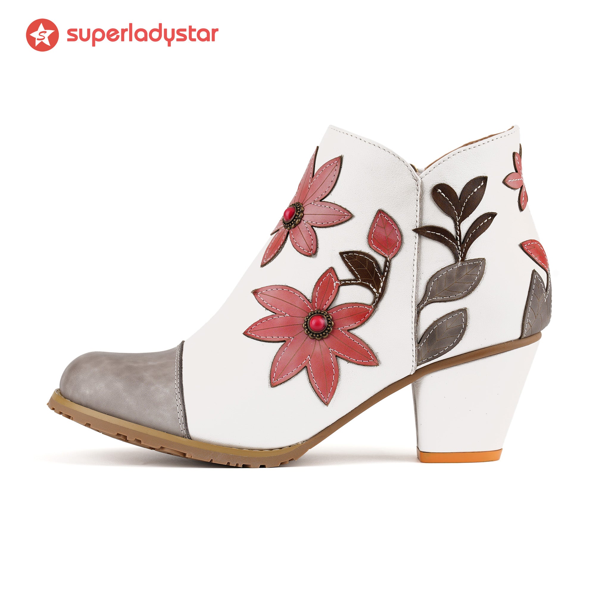 Botines de gracia floral