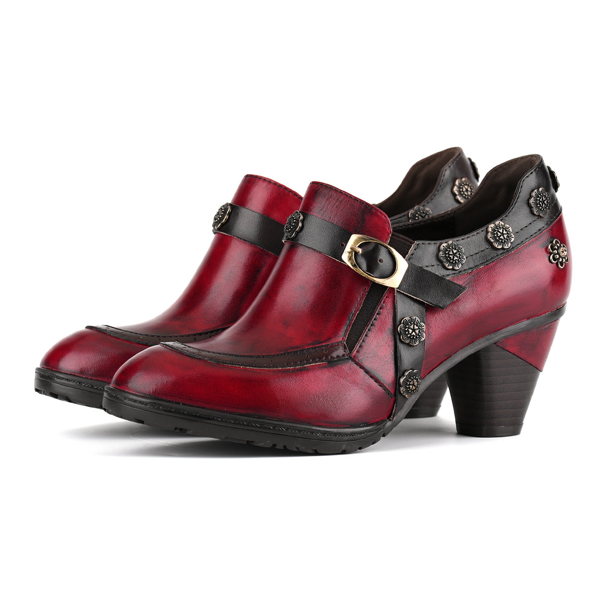 Vintage Elegant Heeled Pumps