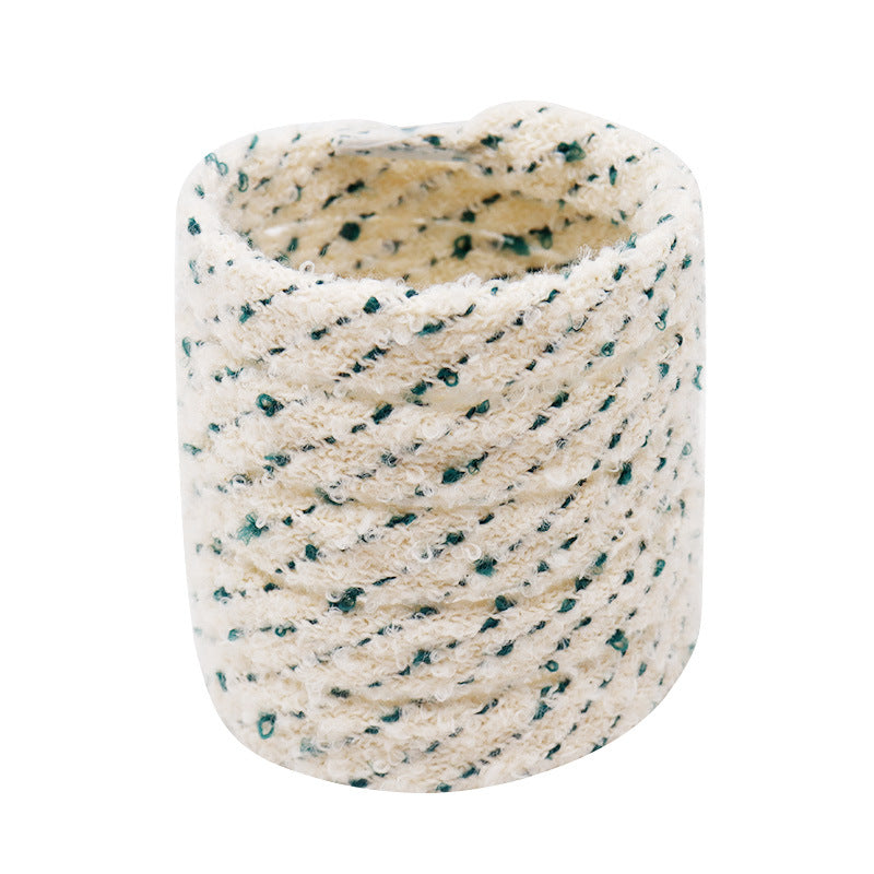 Colorful Flat Furry Plush Shoelaces (15.5mm)