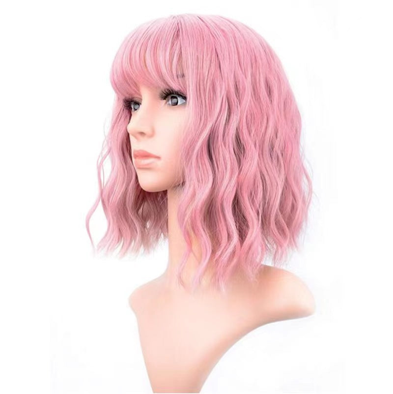 Fashionable Short Bob Curly Wig