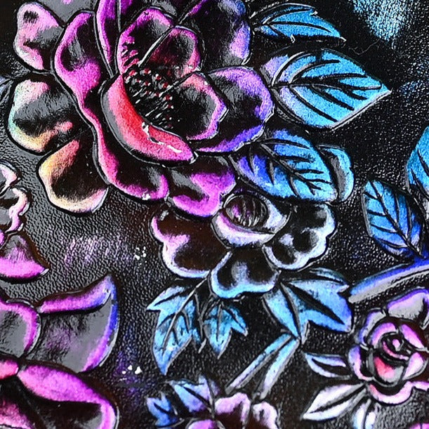 Vintage Leather High-Capacity Fashion Embossed Wallet