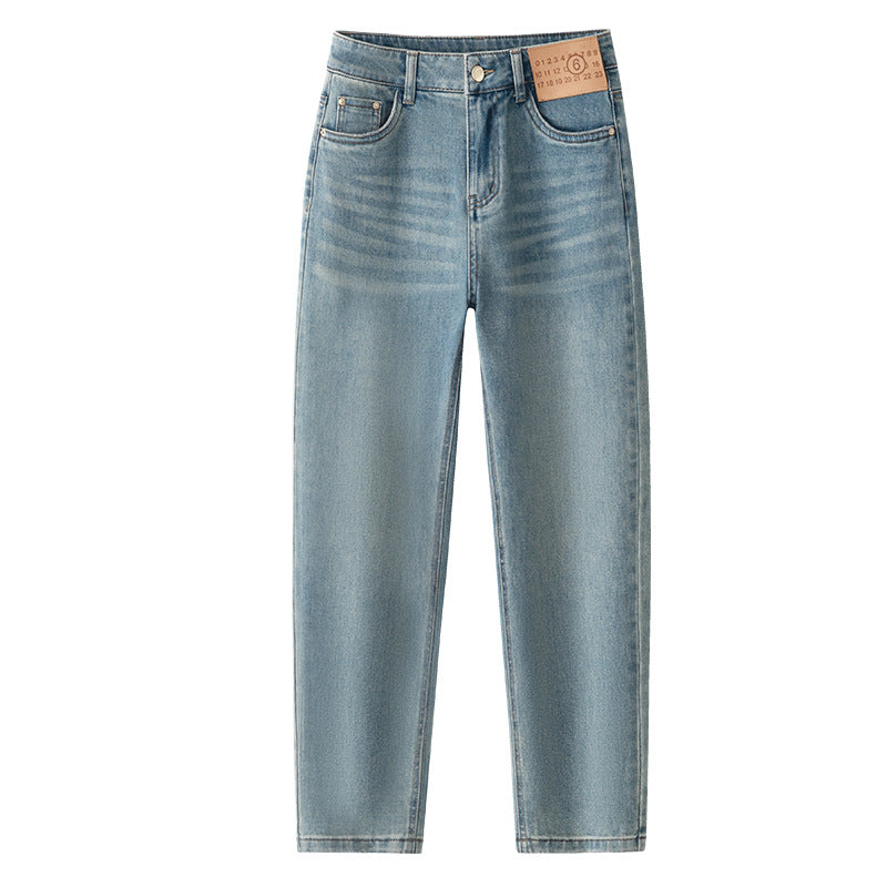 High-Waisted Straight-Leg Sculpting Jeans