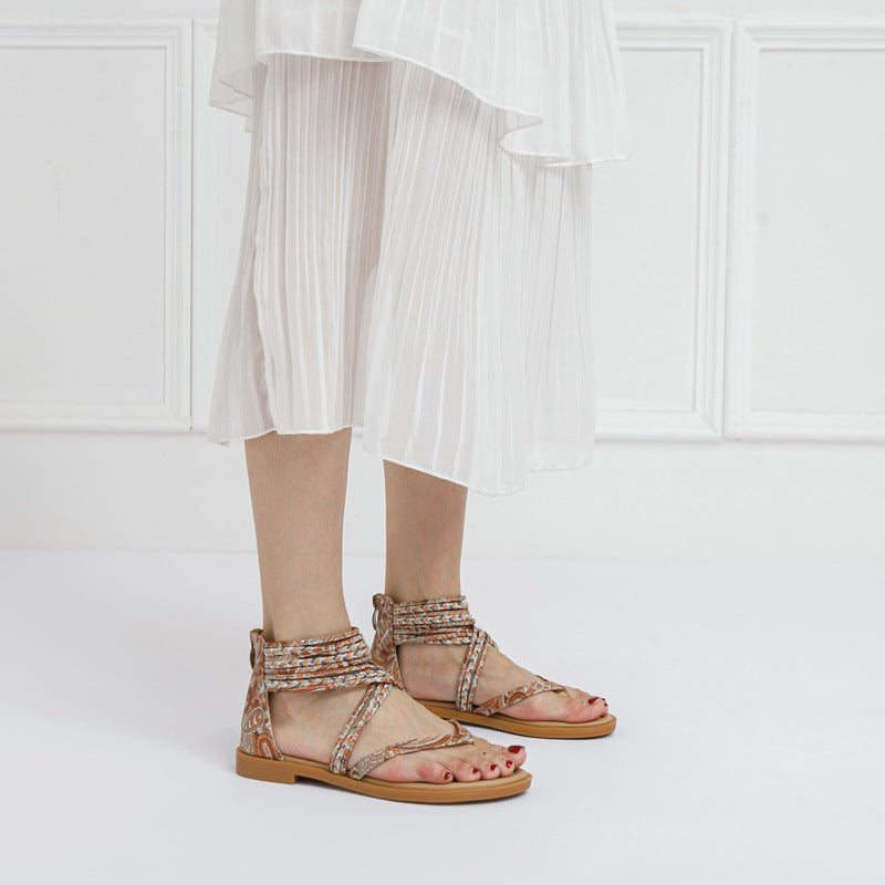 Bohemian Vintage Beach Vacation Sandals