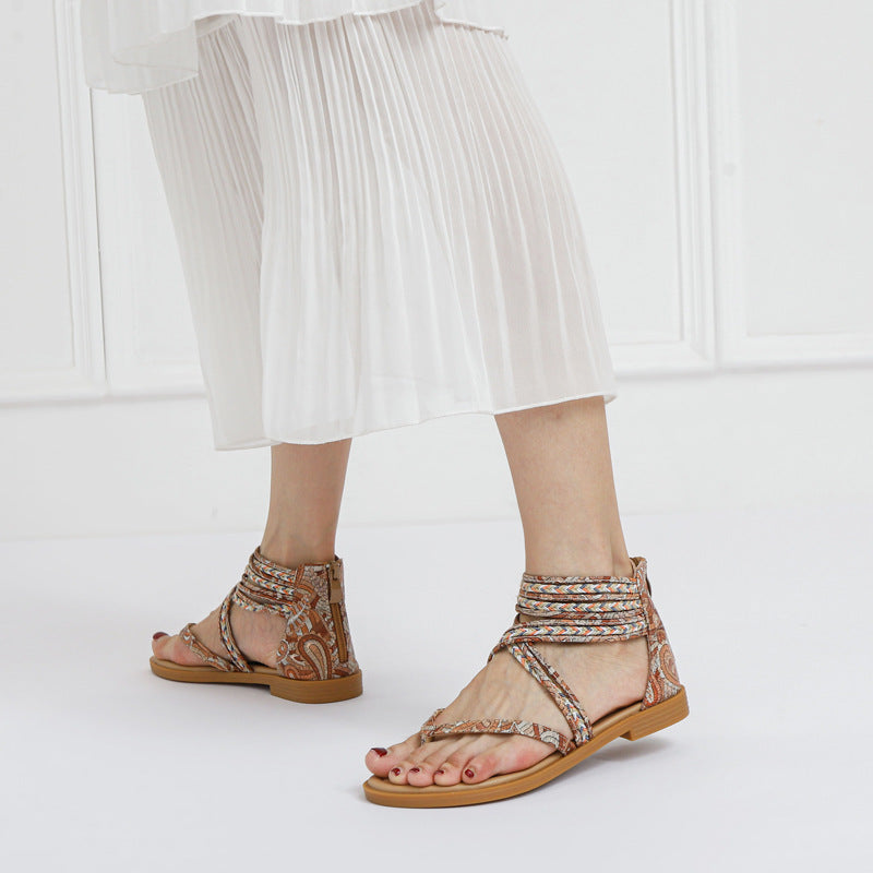Bohemian Vintage Beach Vacation Sandals
