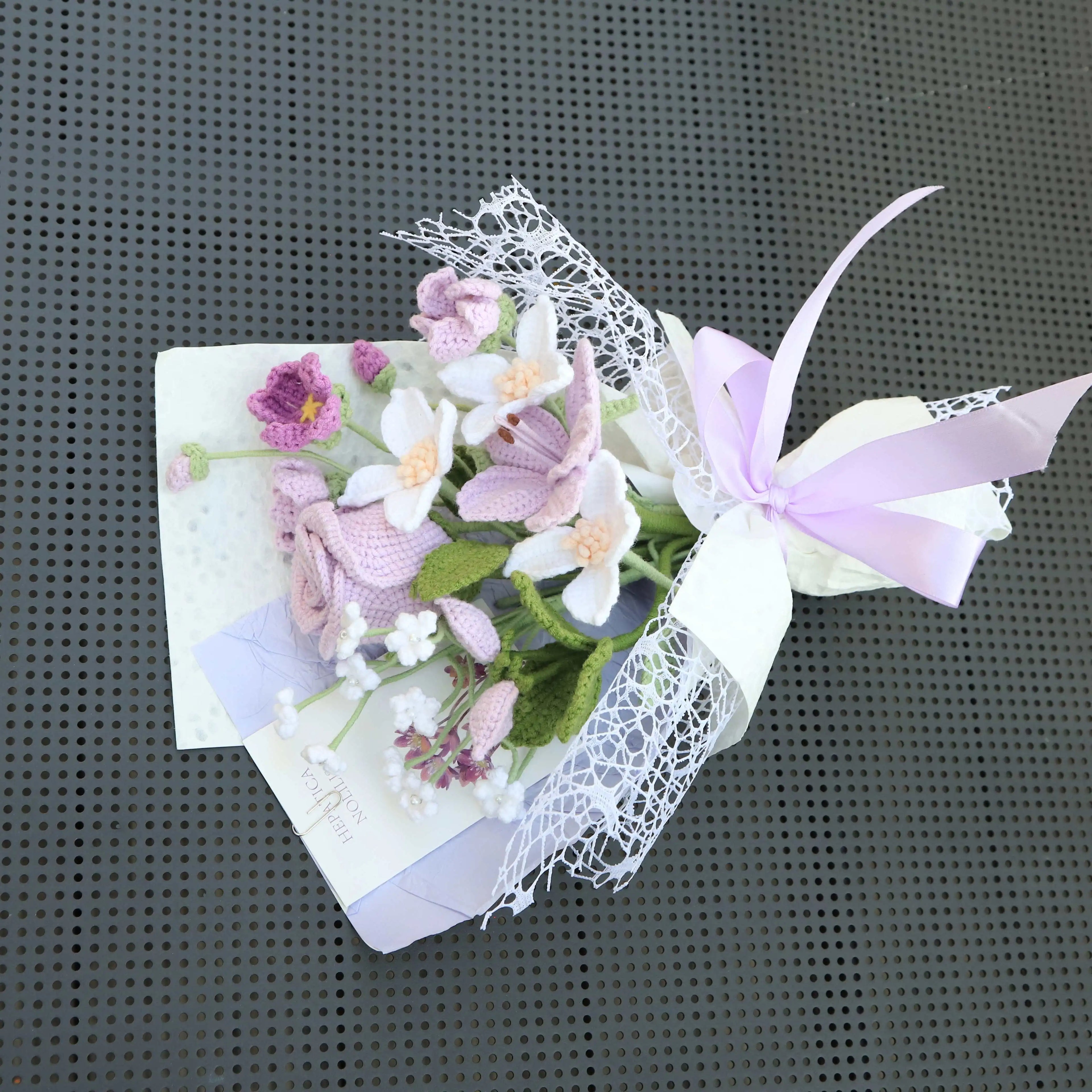 Handmade Rose Mixed Flower Bouquet