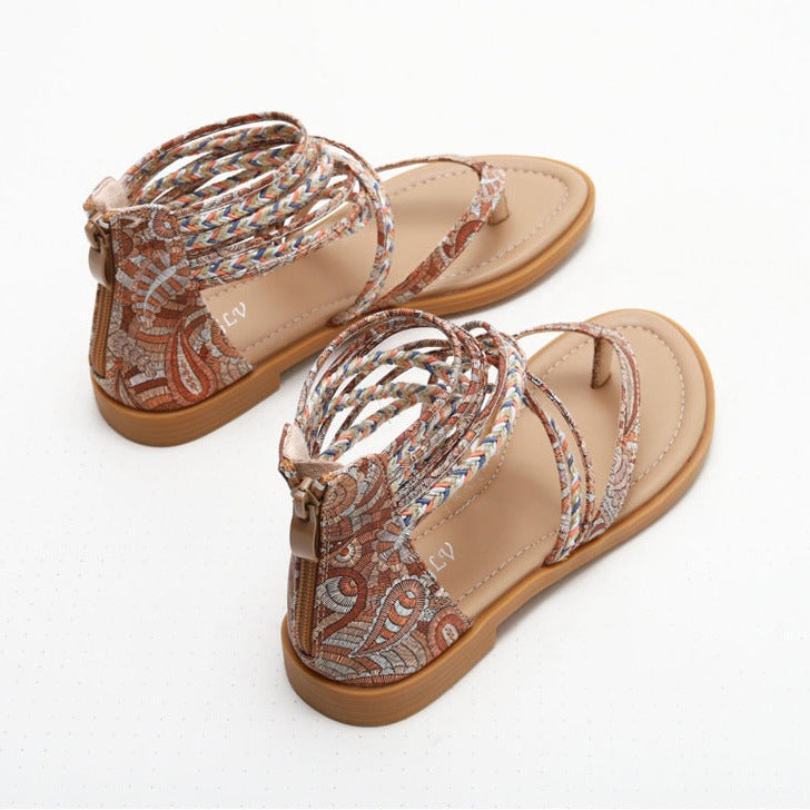 Bohemian Vintage Beach Vacation Sandals