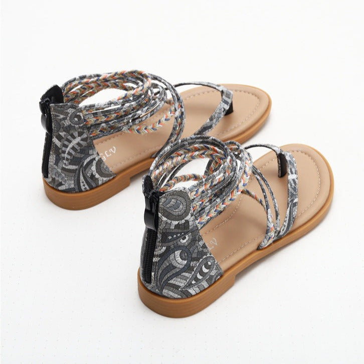 Bohemian Vintage Beach Vacation Sandals