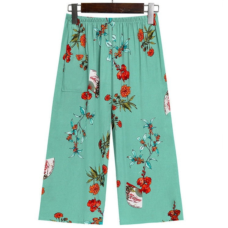 Summer Sleeveless Vest and Capri Pajama Set