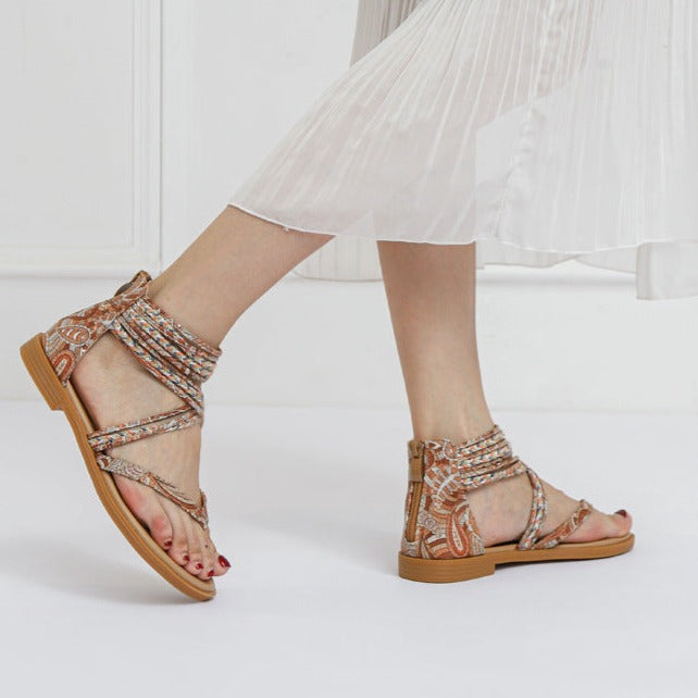 Bohemian Vintage Beach Vacation Sandals