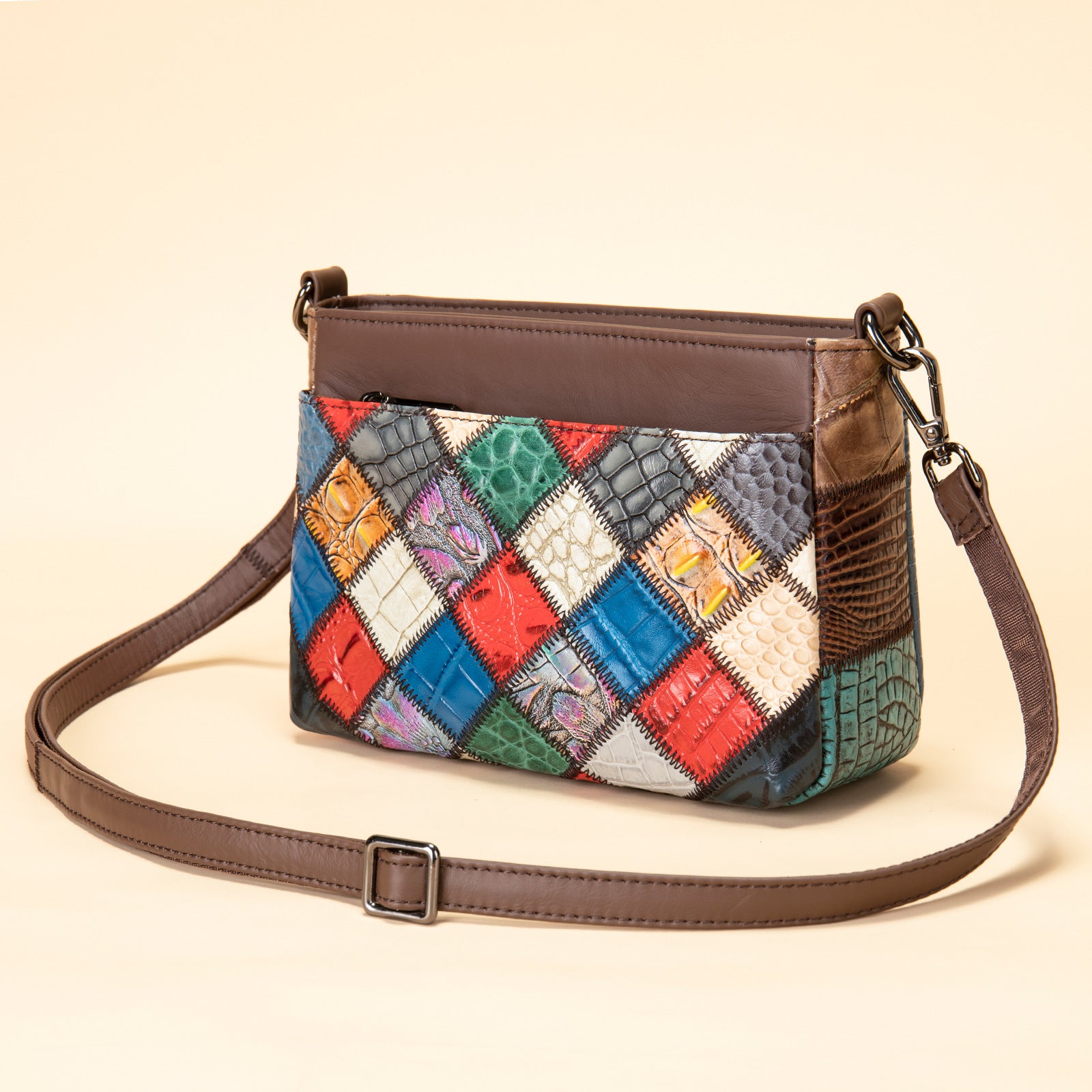 Sac à bandoulière coloré vintage coloré