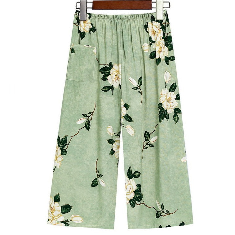 Summer Sleeveless Vest and Capri Pajama Set