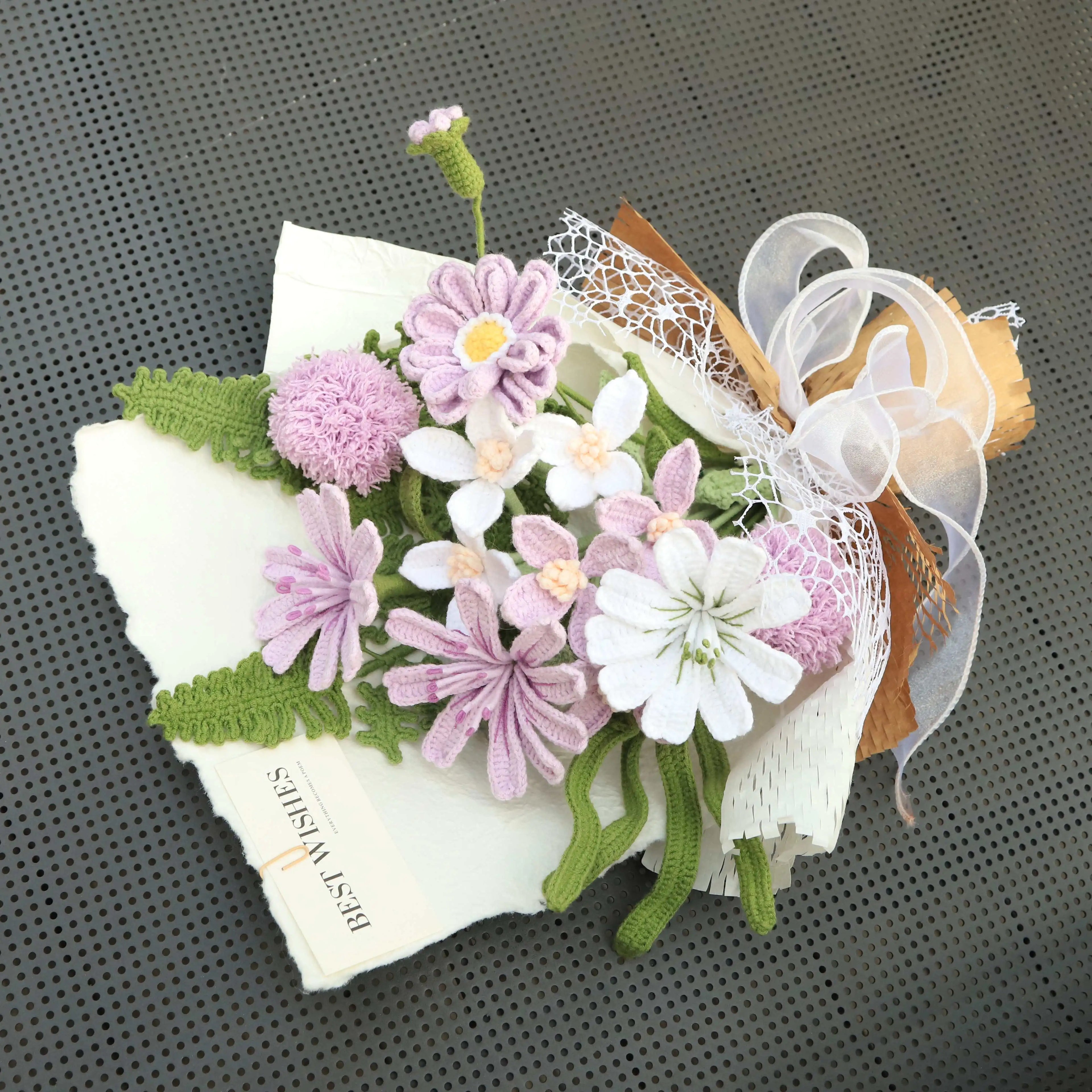 Handmade Knitted Flower Bouquet