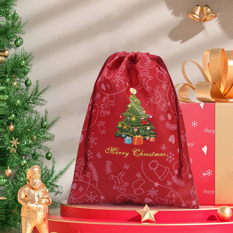 Christmas Drawstring Gift Storage Bag