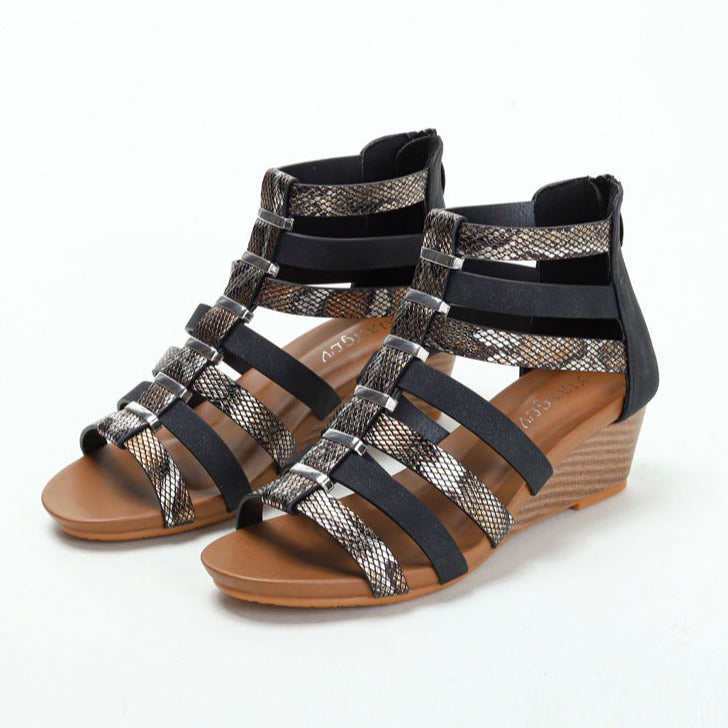 Summer Roman High-top Versatile Peep-toe Sandals