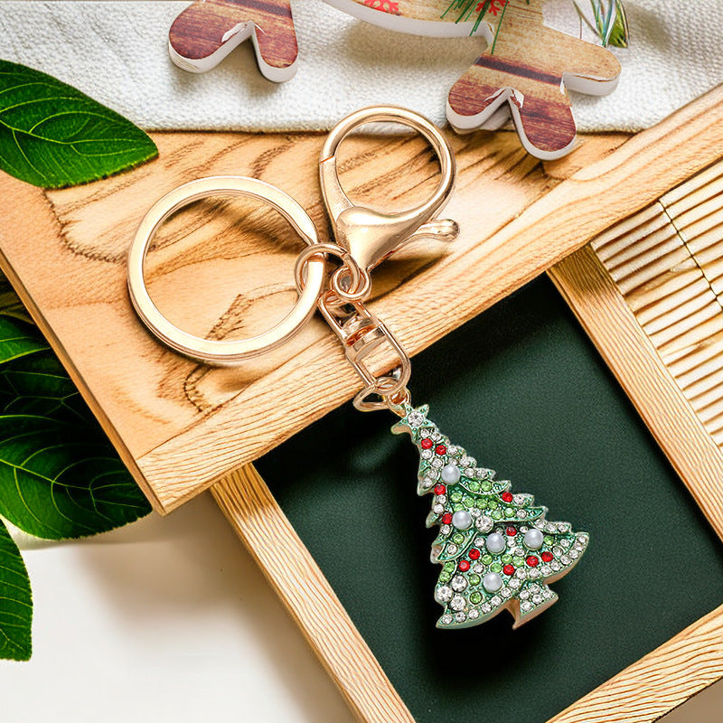 Snowman, Reindeer & Santa Claus Car Keychain