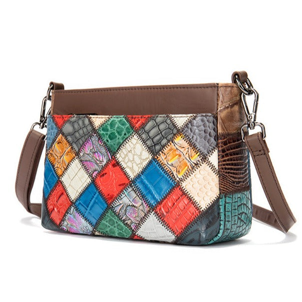 Sac à bandoulière coloré vintage coloré