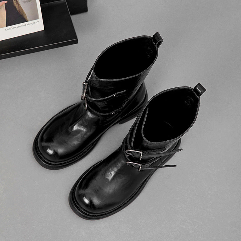 Handmade Classic Rider Mid-Calf Boots