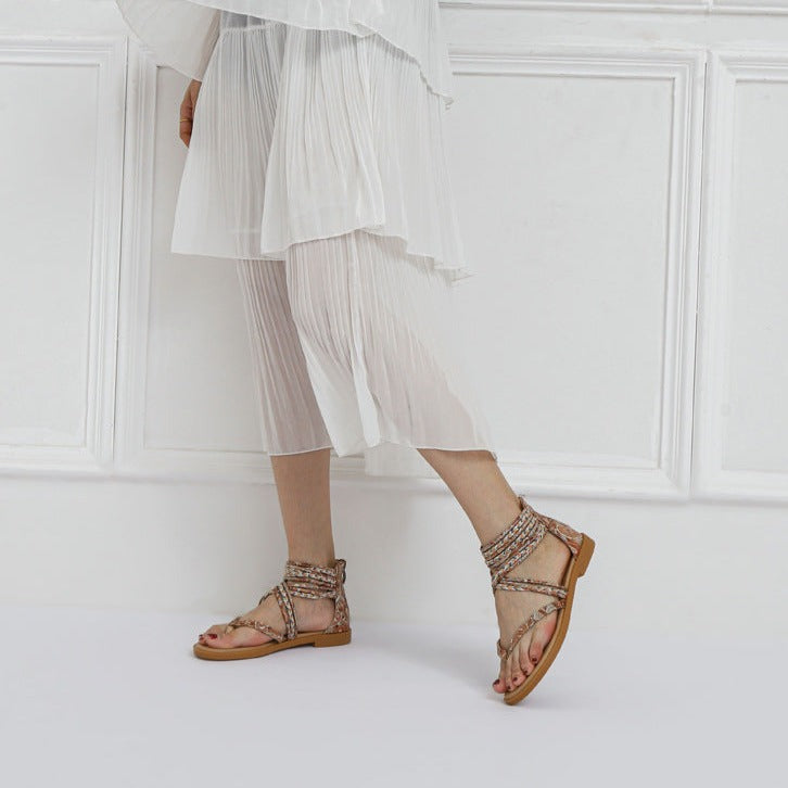 Bohemian Vintage Beach Vacation Sandals