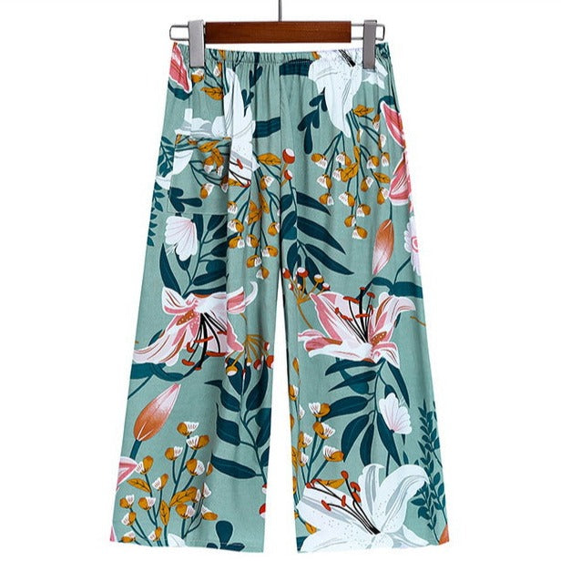 Summer Sleeveless Vest and Capri Pajama Set
