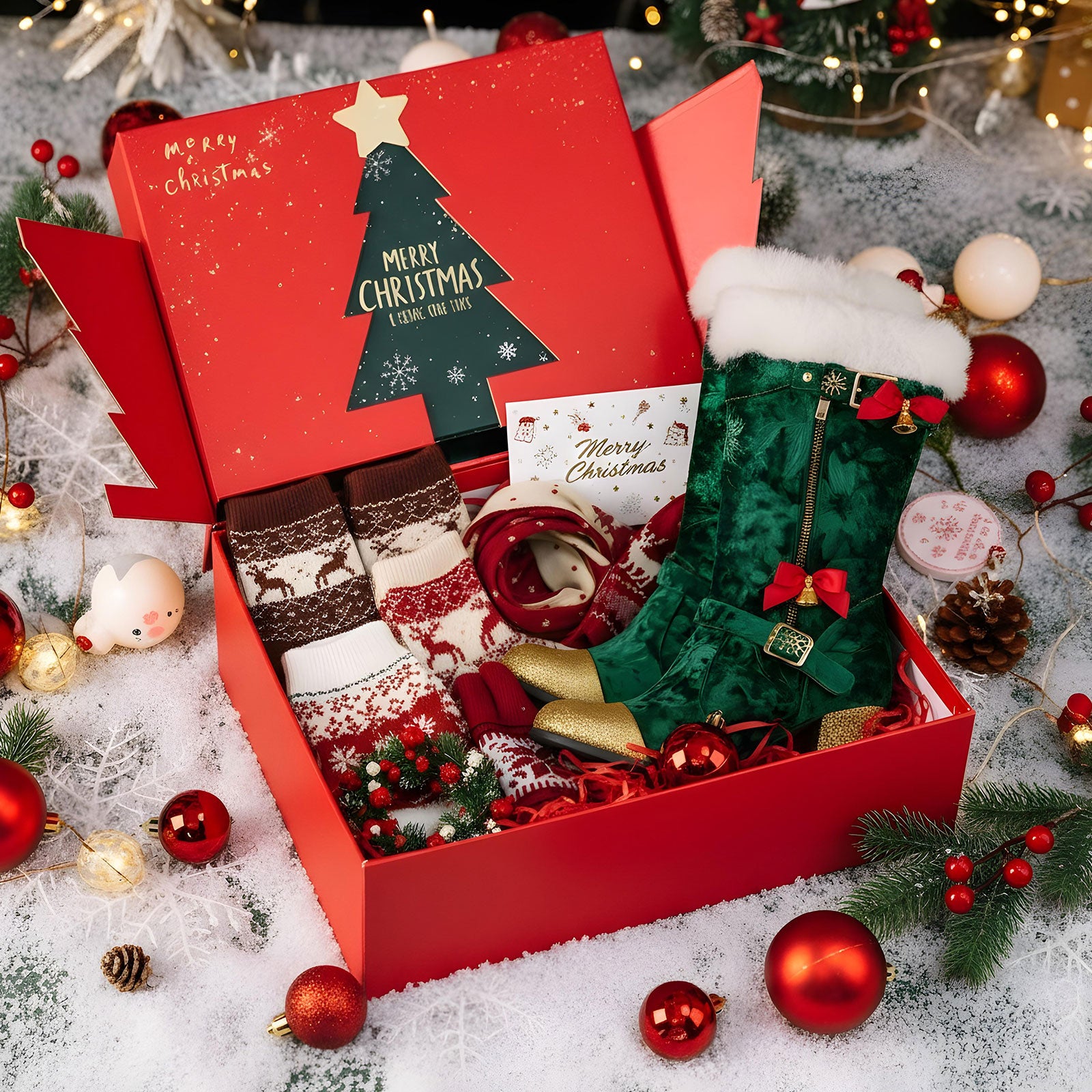Coffret cadeau de Noël