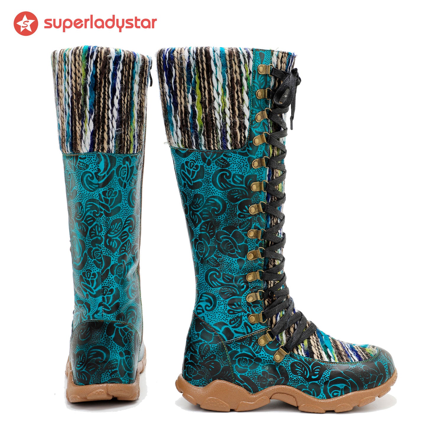 Botas casuais confortáveis de couro