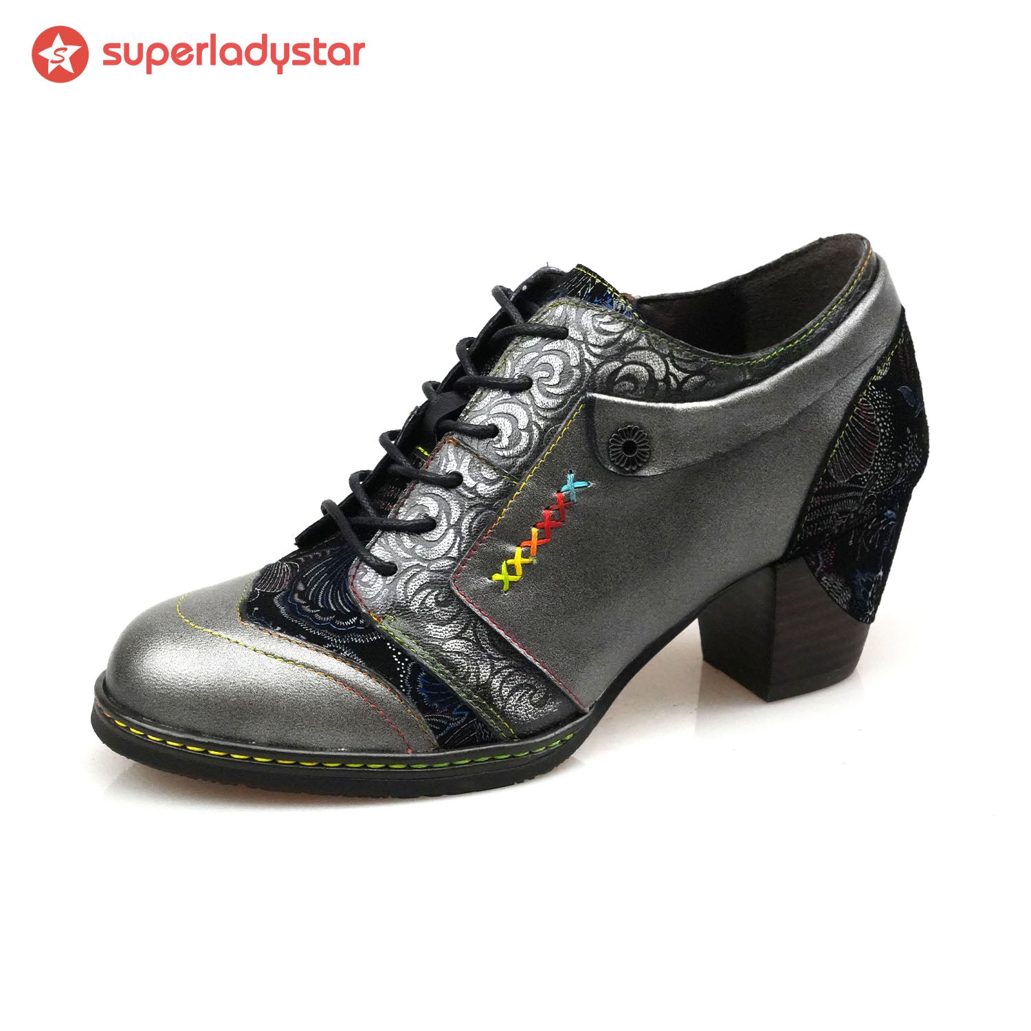 Vintage Handmade Leather Fashion Pumps