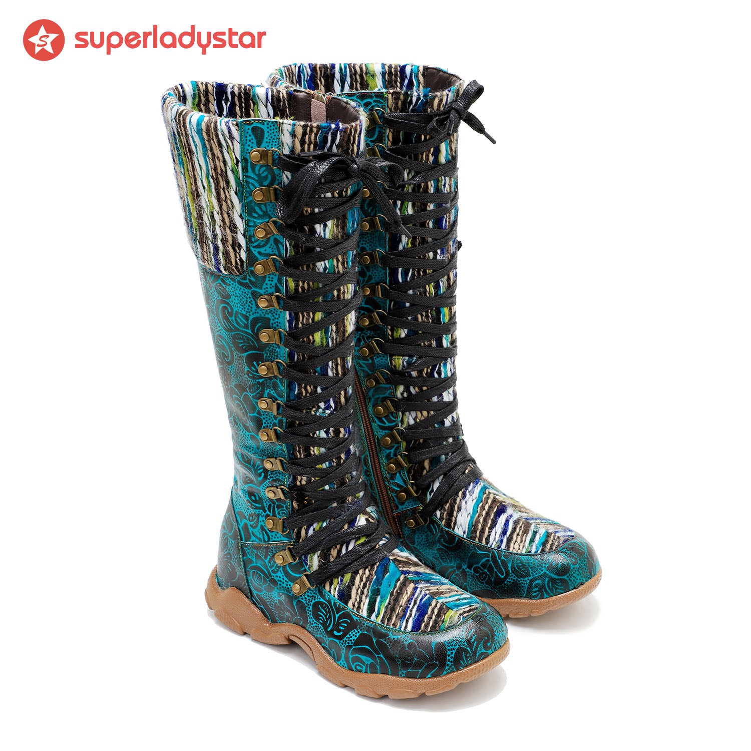 Botas casuais confortáveis de couro