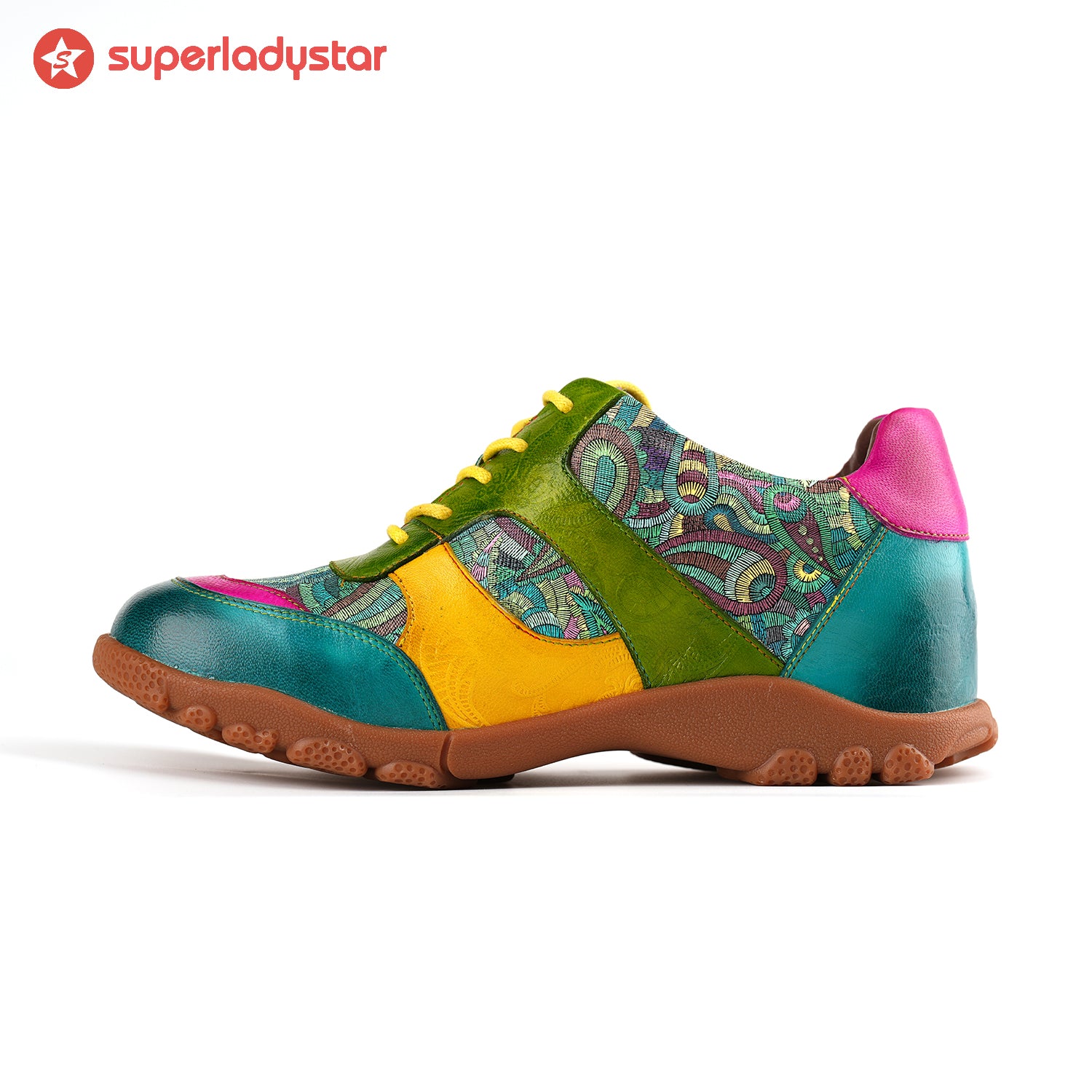 Sapatos planos casuais confortáveis vintage