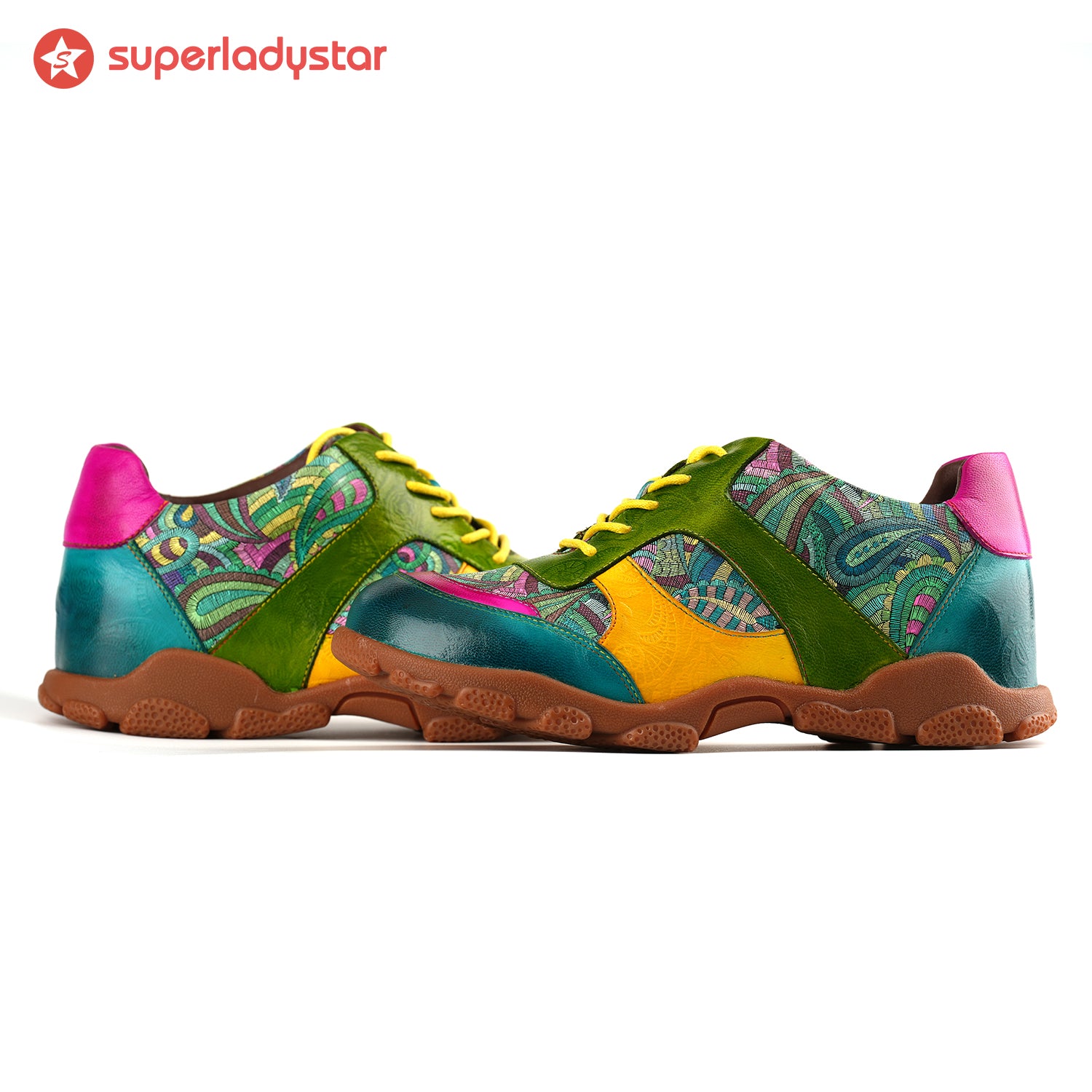 Sapatos planos casuais confortáveis vintage