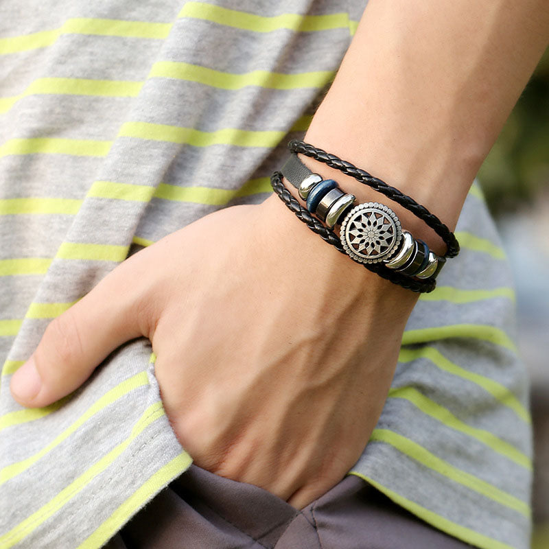 Buckle Weaving Openwork Bracelet