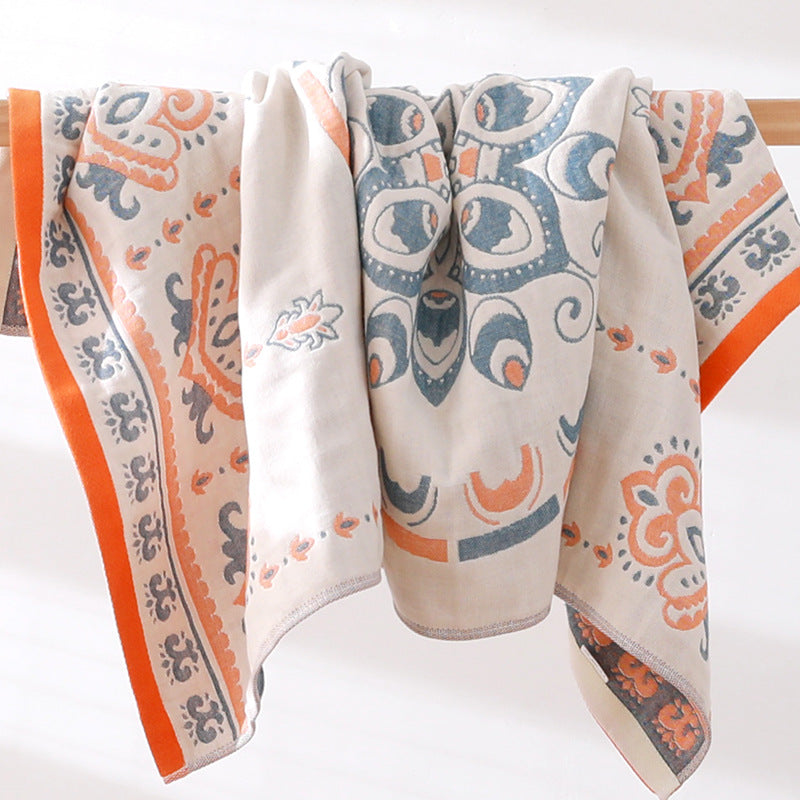 Four-layer Gauze Super-soft Comfortable Bath Towel