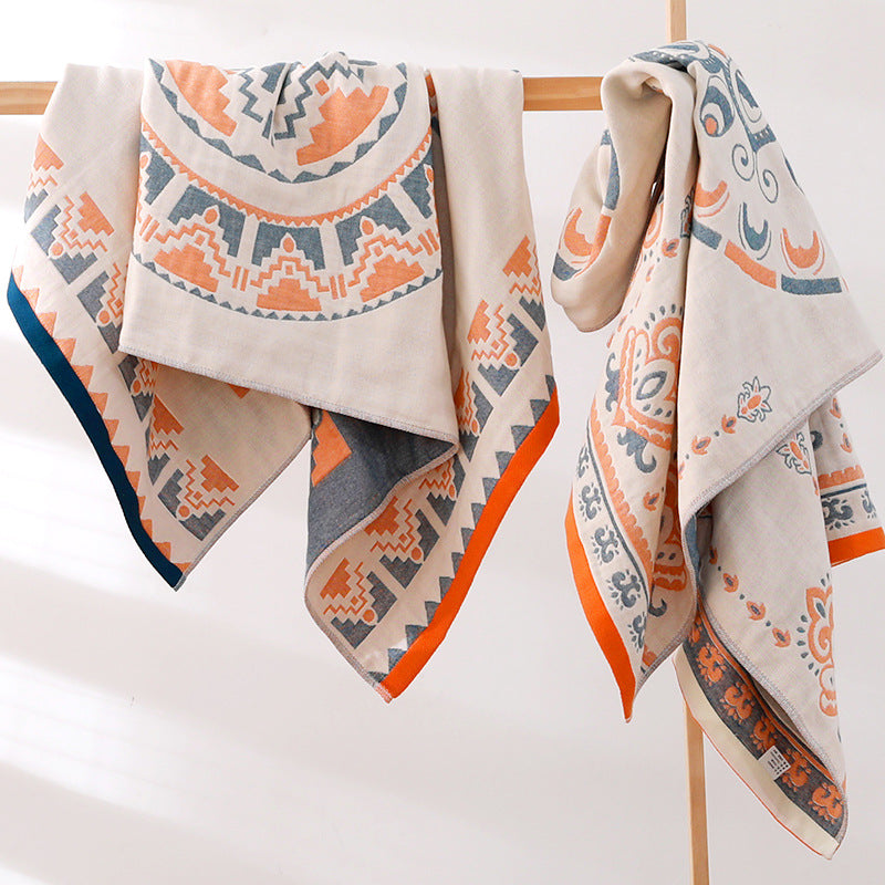 Four-layer Gauze Super-soft Comfortable Bath Towel
