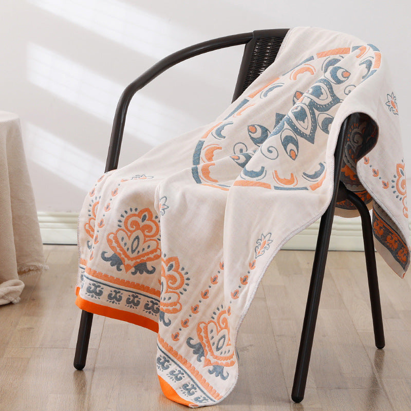 Four-layer Gauze Super-soft Comfortable Bath Towel