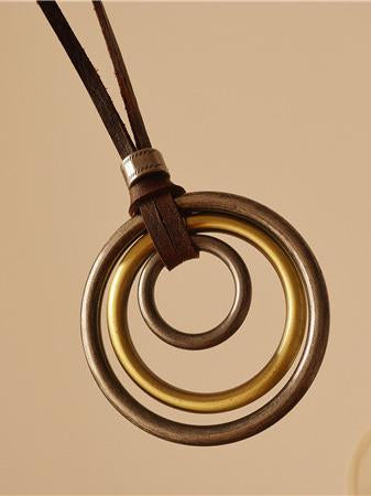 Simple The Size Of The Circle Necklaces