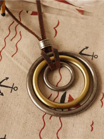 Simple The Size Of The Circle Necklaces