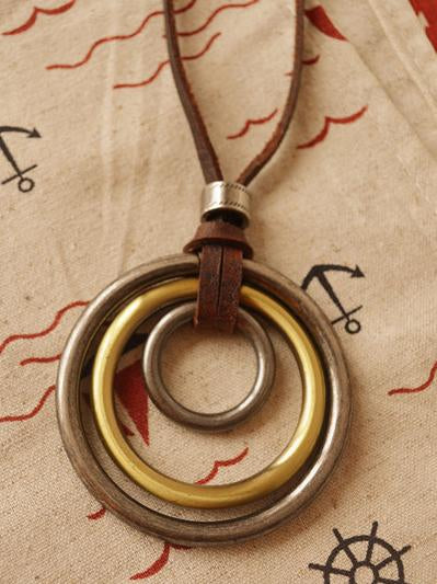 Simple The Size Of The Circle Necklaces
