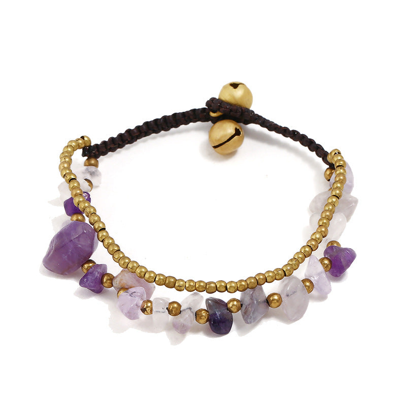 Vintage Hand Woven Beaded Double Bracelet
