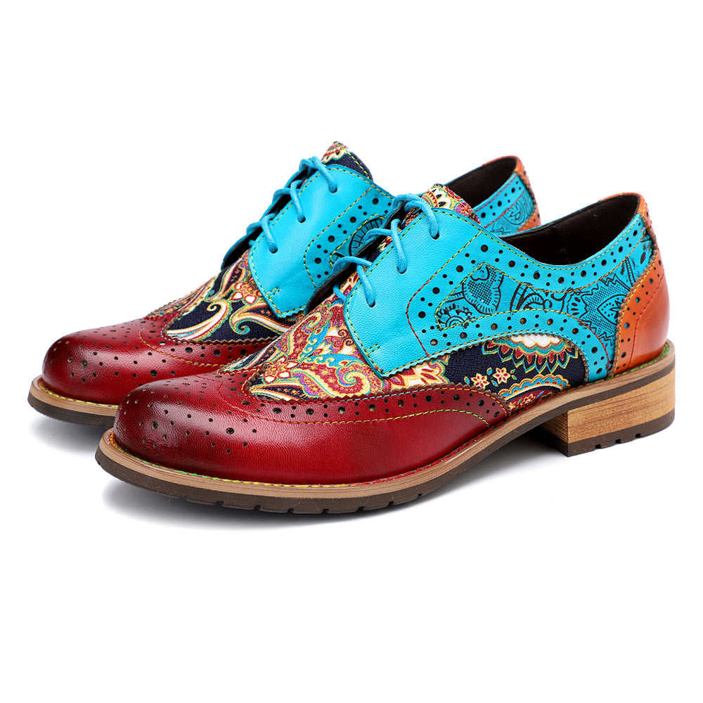 Bohemian Handmade Brogue Shoes
