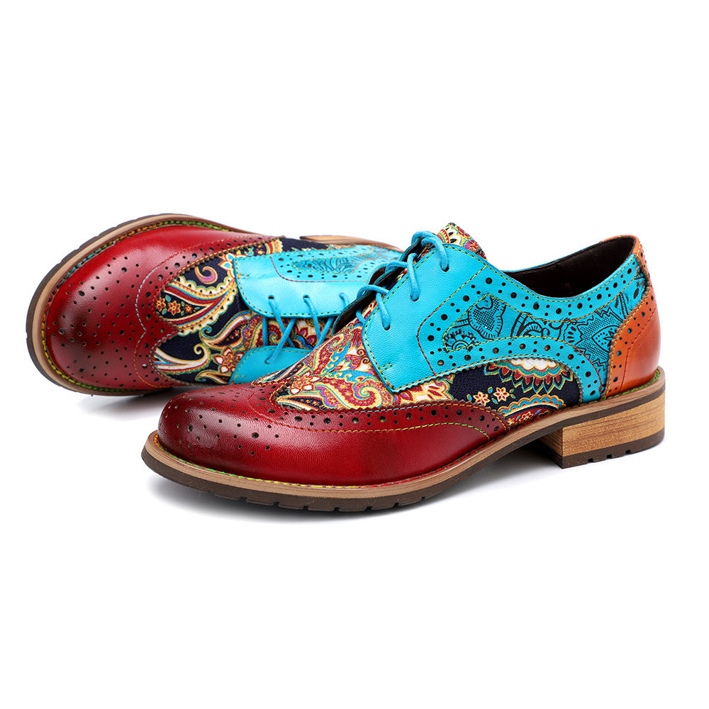 Bohemian Handmade Brogue Shoes